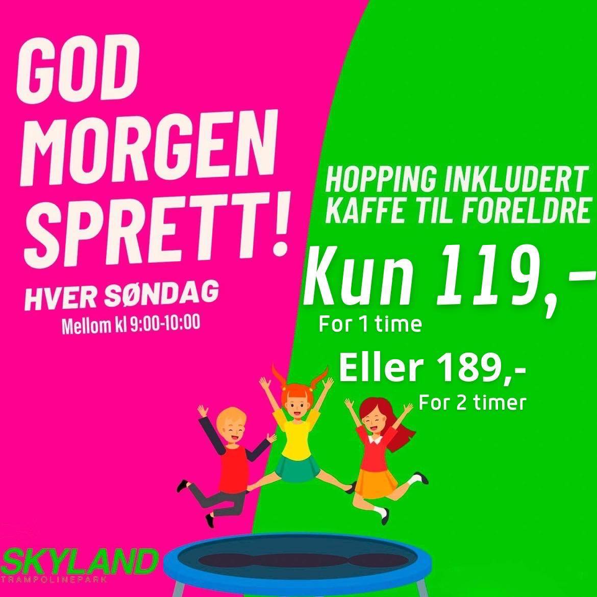 God morgen sprett hver søndag!